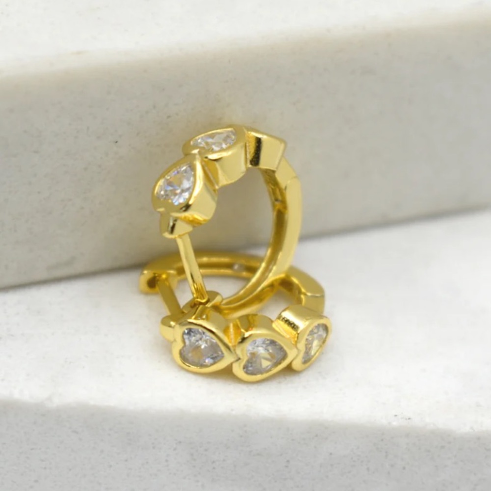 Cherish Huggies Hoop Earrings- NWOT